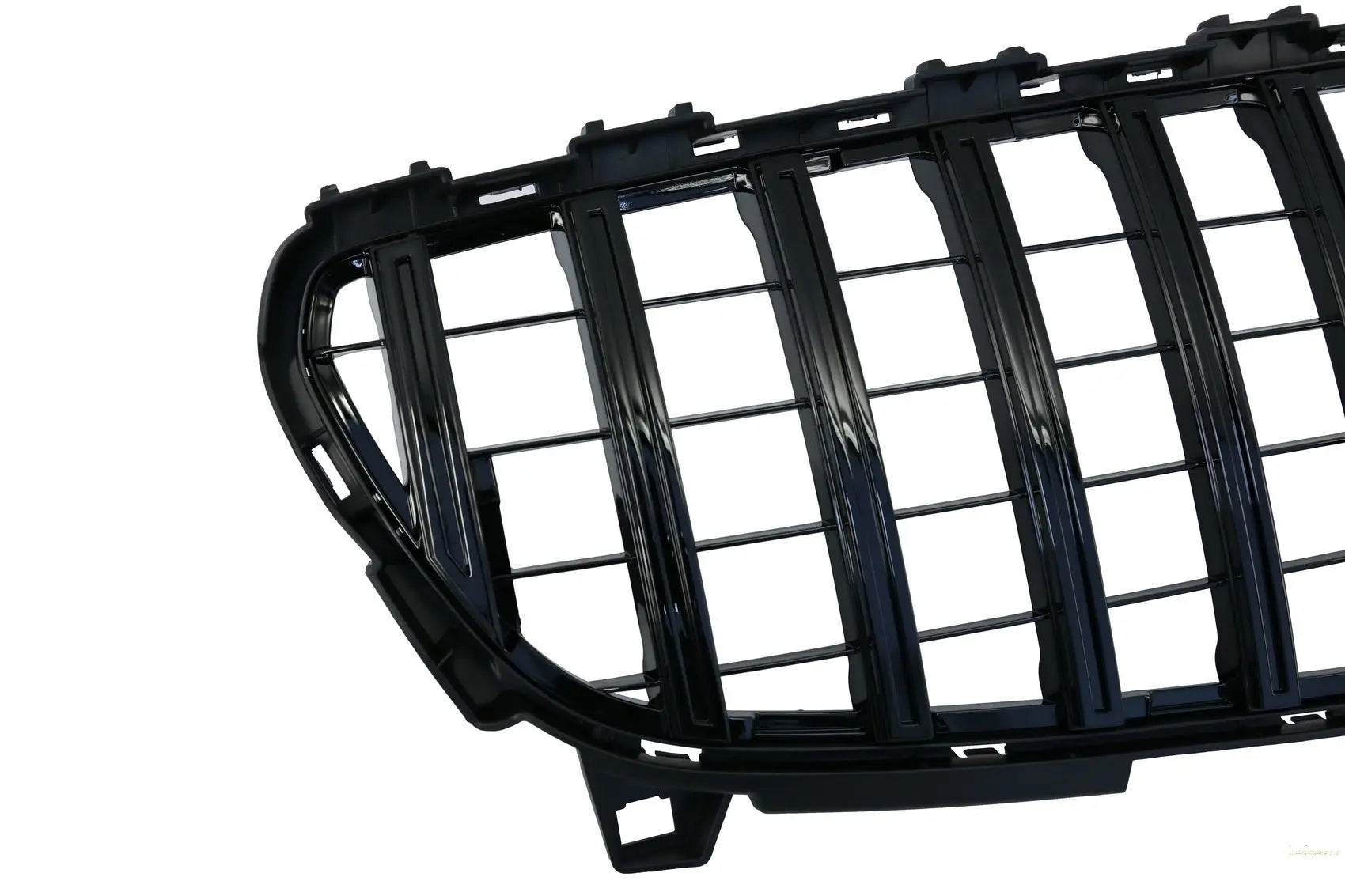 Zentralgitter Passend Für Mercedes A-Klasse W176 Facelift (09.2015-2018) A45 GT-R Panamericana Design Ganz In Schwarz KITT Specials