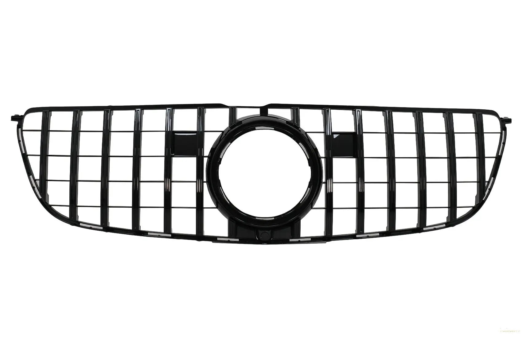 Zentralgitter Passend Für Mercedes GLS X166 Facelift (2016-2018) GTR Design Schwarz KITT Specials