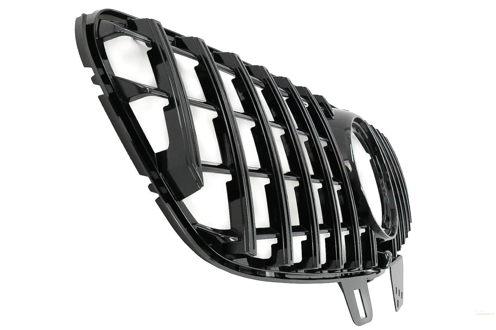 Zentralgitter Passend Für Mercedes V-Klasse W447 Facelift (2020-Up) GT R Panamericana Design Schwarz KITT