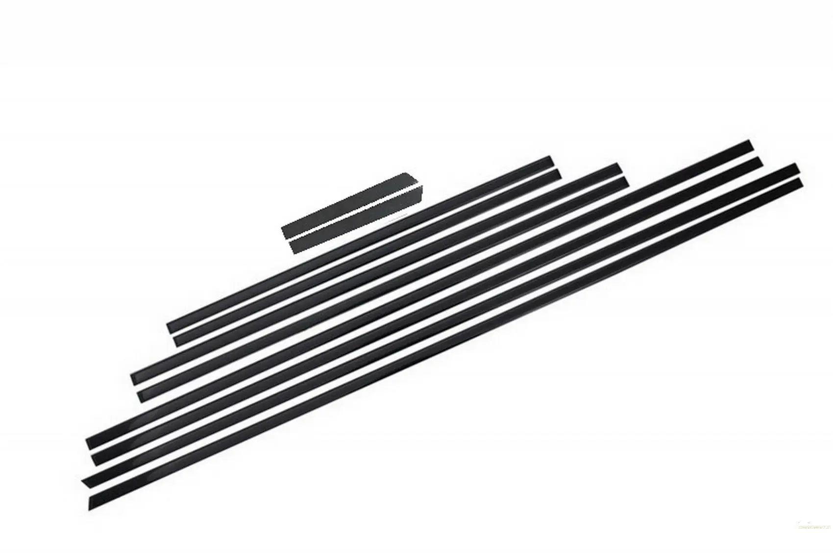 Zusatztürleistenleisten Mit Seitlichen Aufklebern Vinyl Dunkelgrau Und Blinker Passend Für Mercedes G-Klasse W463 (1989-2015) KITT