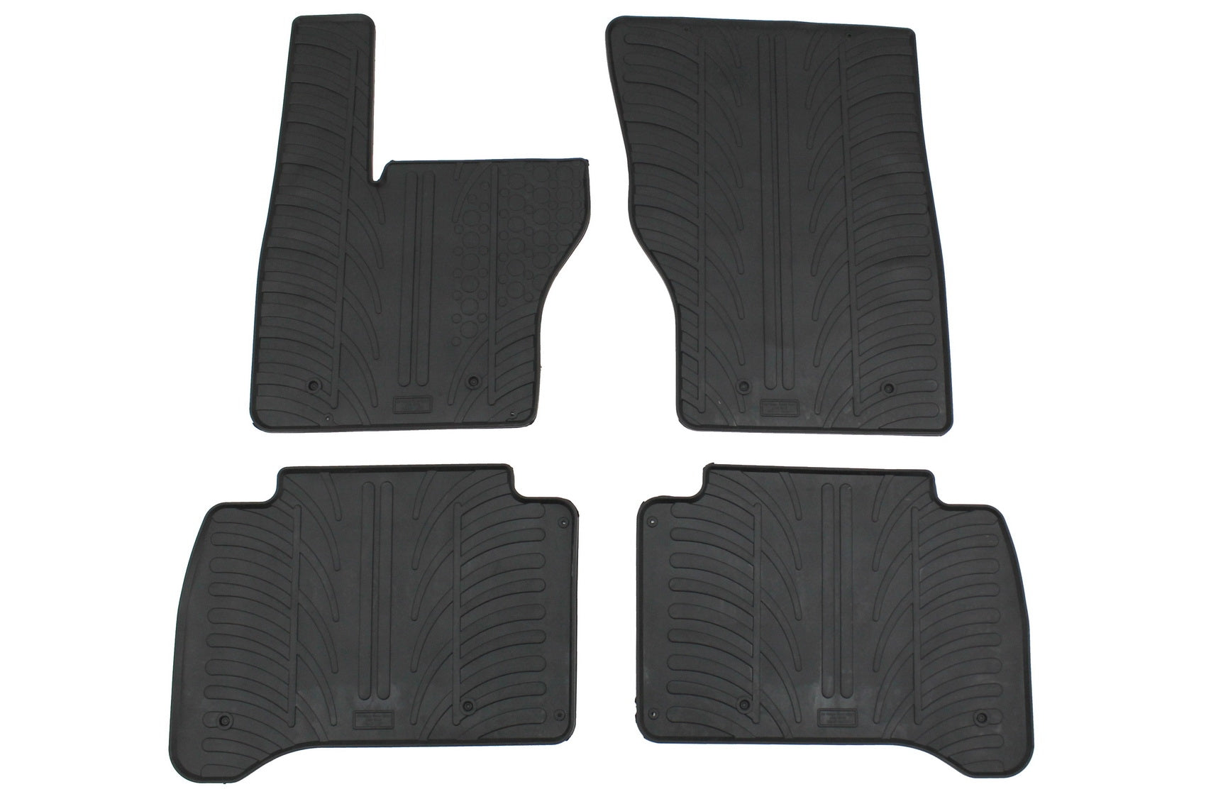 Gummi Auto Fußmatten für Rover Sport L494 2013-2017 Schwarz- CarPartsTuning