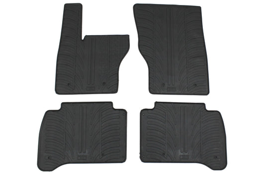 Gummi Auto Fußmatten für Rover Sport L494 2013-2017 Schwarz- CarPartsTuning