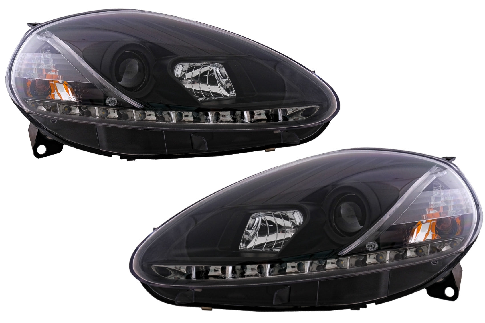 DAYLINE RUNNING LIGHT LED Scheinwerfer für FIAT Grande Punto 2008-2009 DRL Optic CarPartsTuning