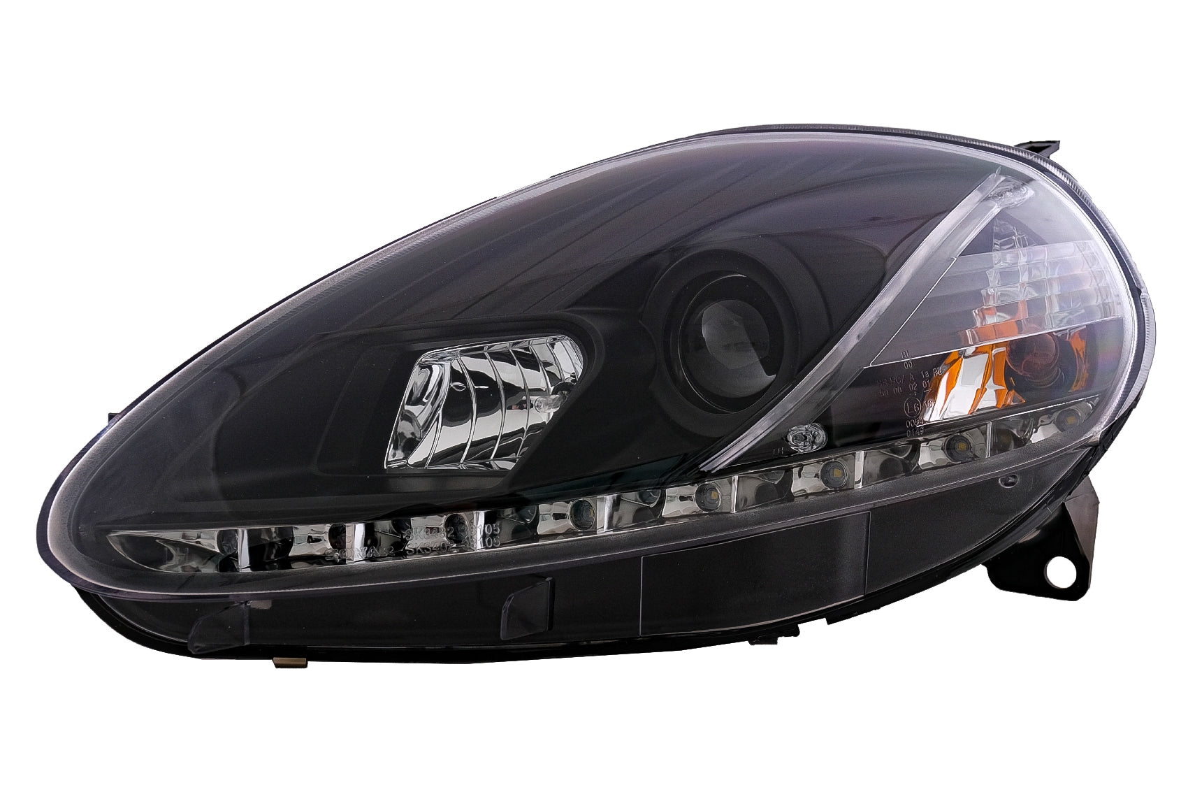 DAYLINE RUNNING LIGHT LED Scheinwerfer für FIAT Grande Punto 2008-2009 DRL Optic CarPartsTuning