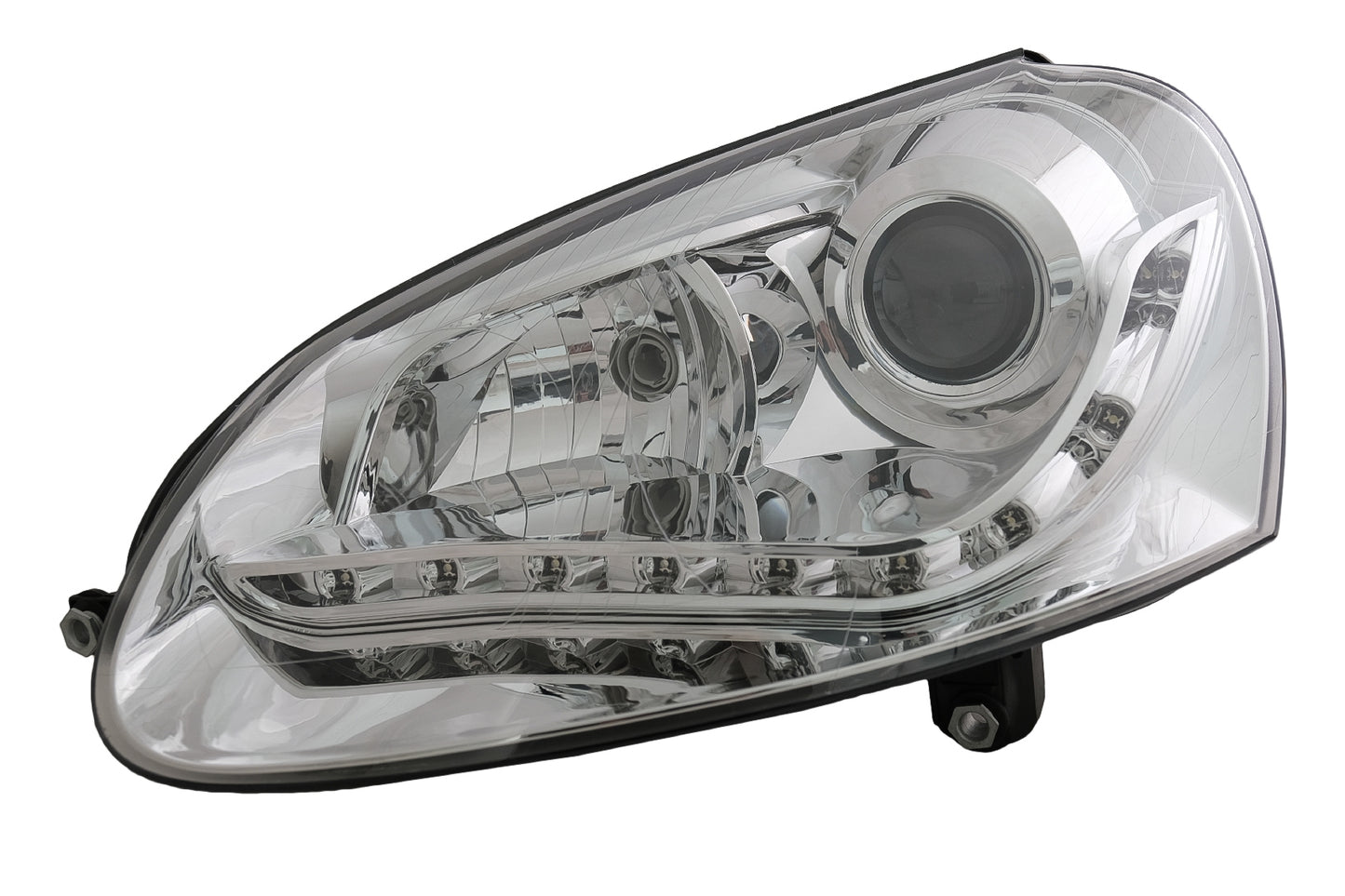 Xenon Scheinwerfer für VW Golf 5 V Jetta III 2003-2009 GTI Look Chrome RHD CarPartsTuning