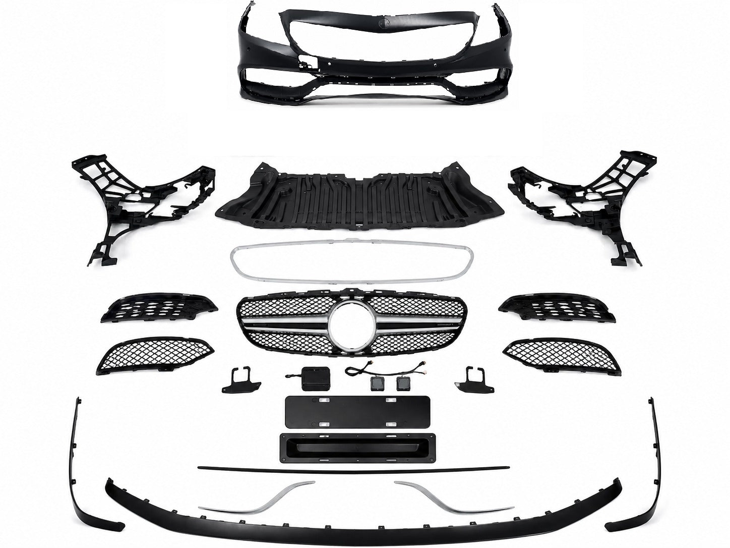 Stoßstange für Mercedes CLS Klasse W218 2011–2018 Kühlergrill klappen Carpartstuning Austria