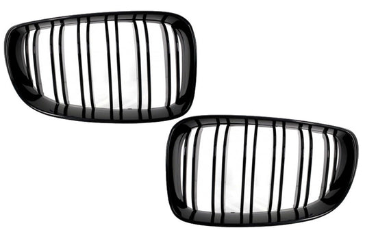 Zentralgitter für BMW 1er E81 E82 E87 E88 M1 M 07-11 LCI Doppelstreifen M Look Carpartstuning Austria
