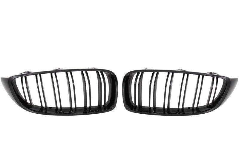 Kühlergrill Nieren für BMW F32 F33 F36 13-03.19 Doppelt M Look Glänzend Schwarz Carpartstuning Austria