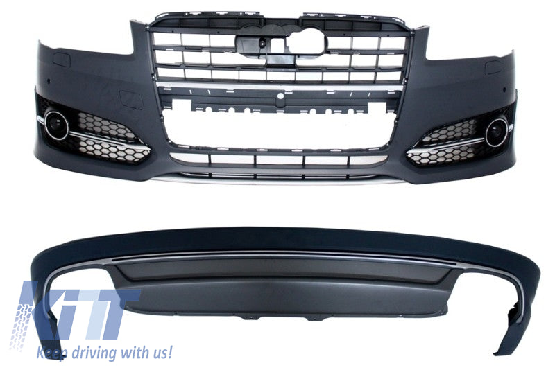 BodyKit für Audi A8 D5 2018-2021 S8 2022 Optik Stoßstange Diffusor Endrohre Carpartstuning Austria
