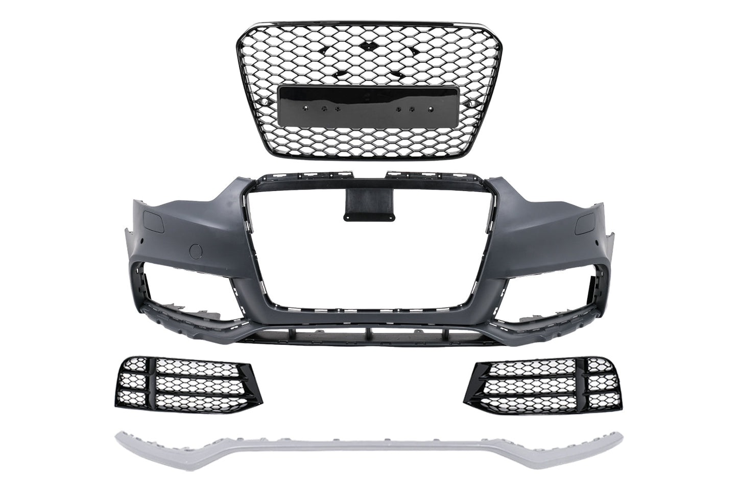 Stoßstange für Audi A5 8T Facelift 2012–2016 Wabengrill RS-Design Kühlergrill Carpartstuning Austria