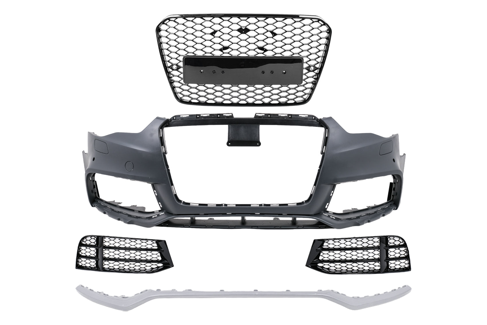Stoßstange für Audi A5 8T Facelift 2012–2016 Wabengrill RS-Design Kühlergrill Carpartstuning Austria
