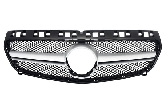 Zentralgrill für Mercedes A-Klasse W176 2012–2015 Design A45 Silber Carpartstuning Austria