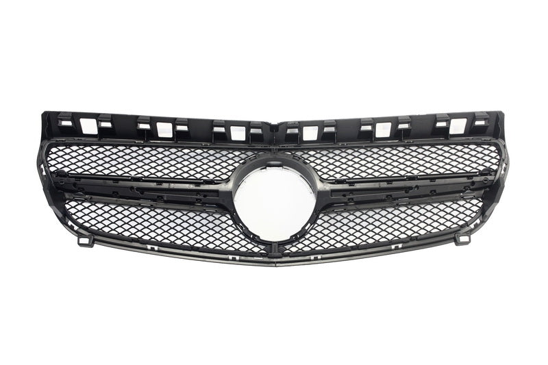 Zentralgrill für Mercedes A-Klasse W176 2012–2015 Design A45 Silber Carpartstuning Austria