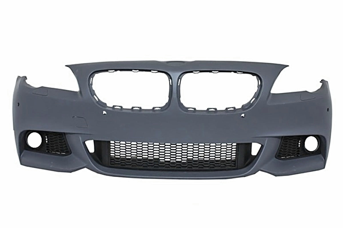 Stoßstange für BMW 5er F10 F11 11-14 M-Technik Design Gitter Doppelstreifen Schwarz Carpartstuning Austria
