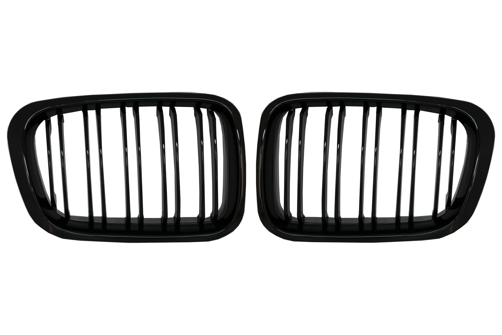 Mittelgitter für BMW 3er E46 Non Facelift 98-09.01 Doppelstreifen M Look Schwarz Carpartstuning Austria