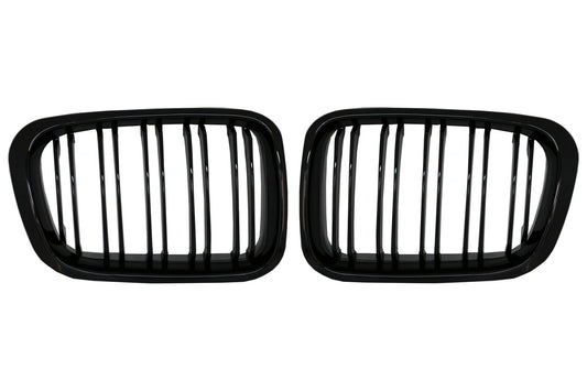 Mittelgitter für BMW 3er E46 Non Facelift 98-09.01 Doppelstreifen M Look Schwarz Carpartstuning Austria