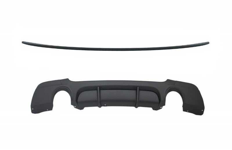 Stoßstange Diffusor für BMW 3 E92 Coupe E93 Cabrio 06-14 M Design Kofferraumspoiler Carpartstuning Austria