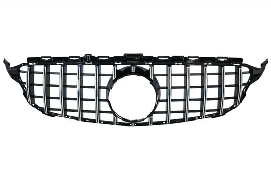 Stoßstange für Mercedes C W205 S205 14–18 C63 Look Diffusor Grill ohne Kamera Carpartstuning Austria