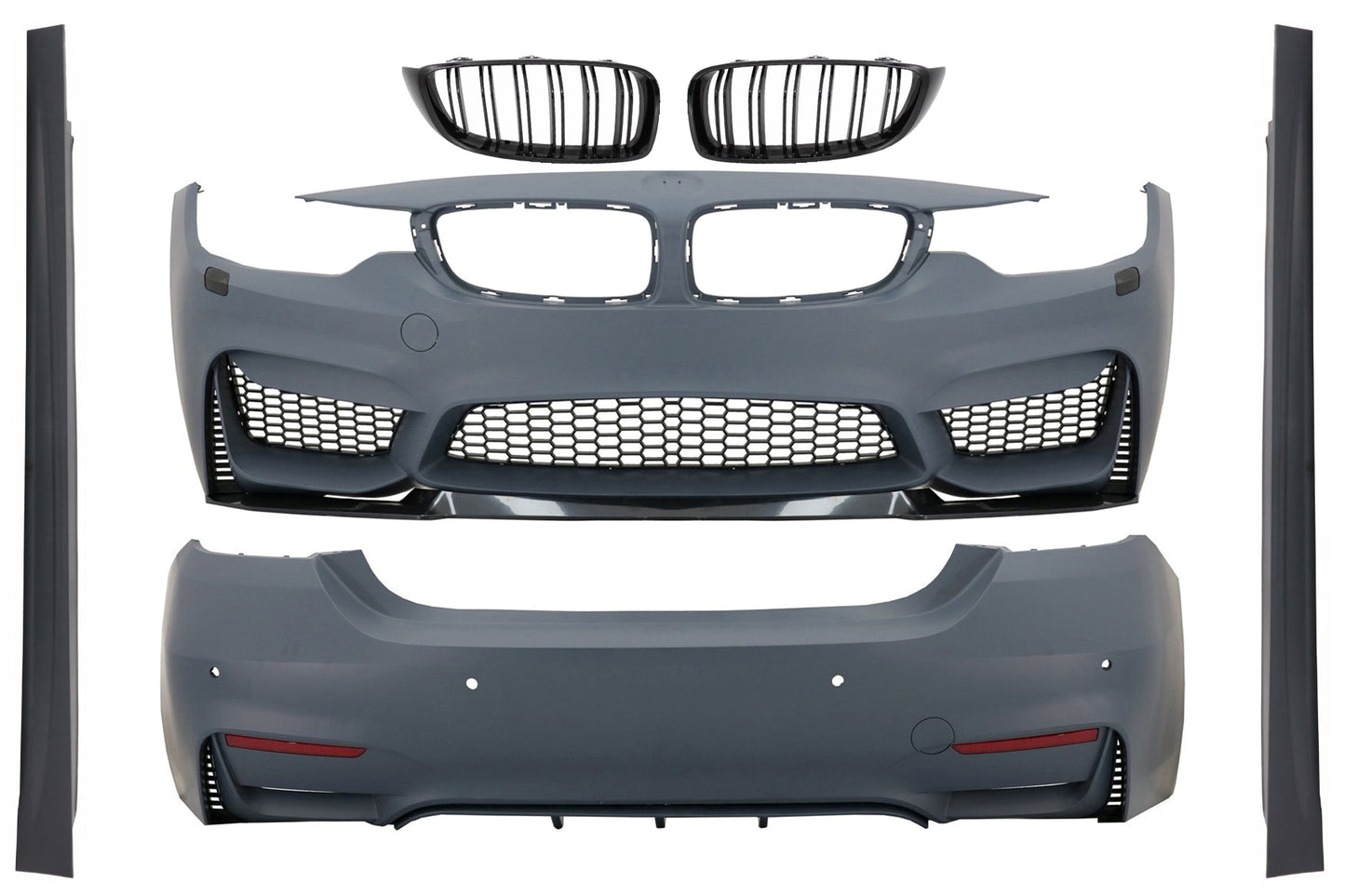 Bodykit für BMW 4er F36 Gran Coupe 13-03.19 M4 Look Stoßstange Mittelgitter Carpartstuning Austria