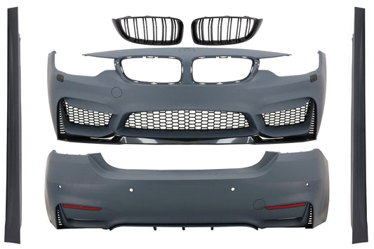 Bodykit für BMW 4er F36 Gran Coupe 13-03.19 M4 Look Stoßstange Mittelgitter Carpartstuning Austria