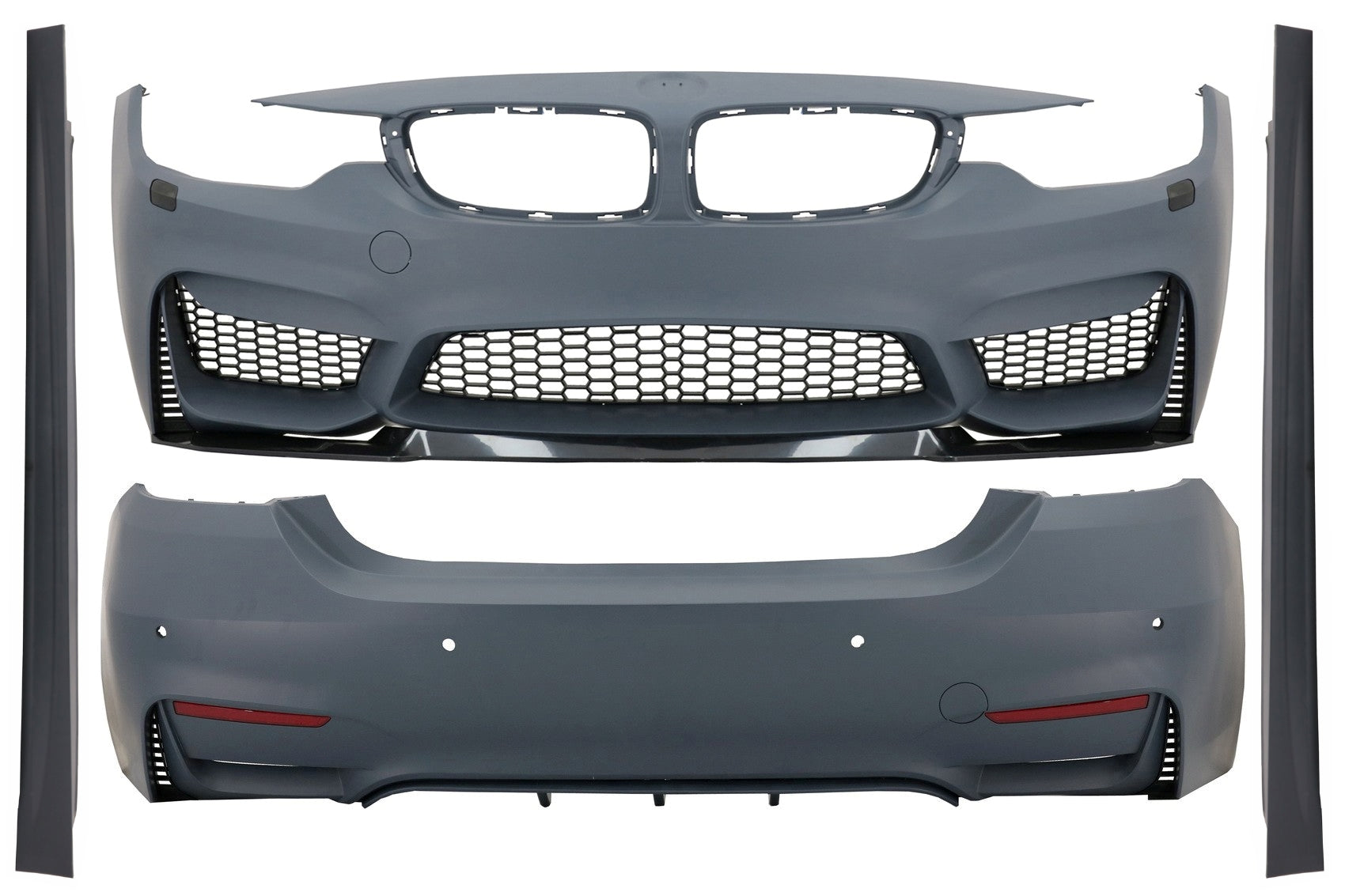 Bodykit für BMW 4er F36 Gran Coupe 13-03.19 M4 Look Stoßstange Mittelgitter Carpartstuning Austria