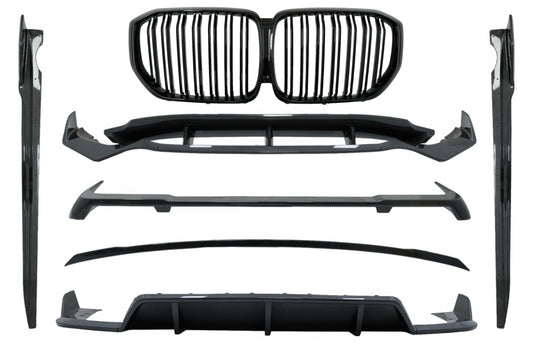Aero Bodykit Kohlefaser Gitter für BMW X5 G05 2018-2022 M-Tech Black Knight Look Carpartstuning Austria