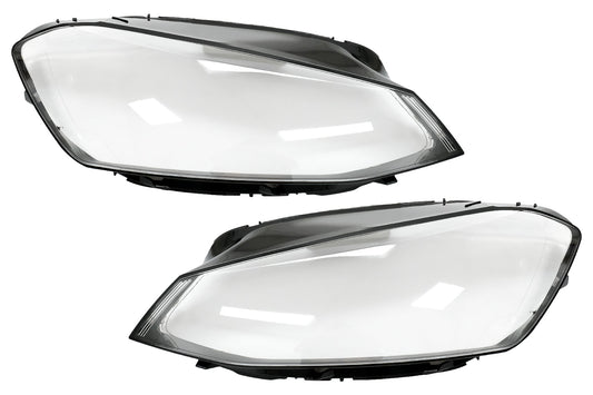Scheinwerfer-Objektiv-Gläser für VW Golf 7 VII 2013-2017 Klar Carpartstuning Austria
