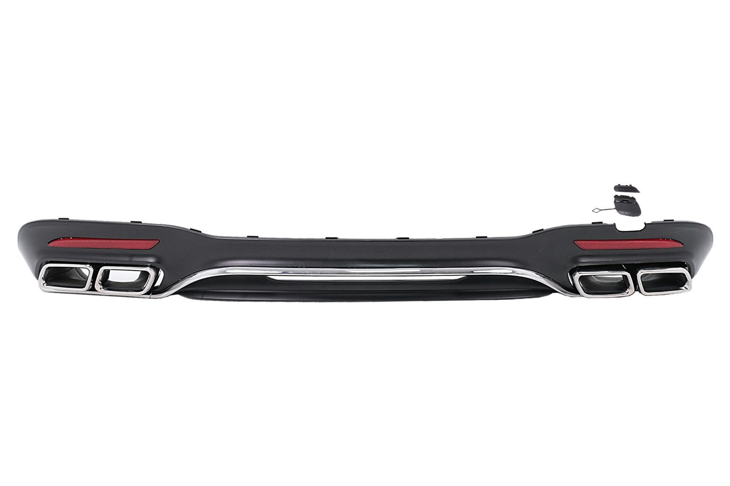 Stoßstange Diffusor Endrohre für Mercedes S-Klasse W222 MOPF Sport Line 2017-2020 S63 Design Carpartstuning Austria