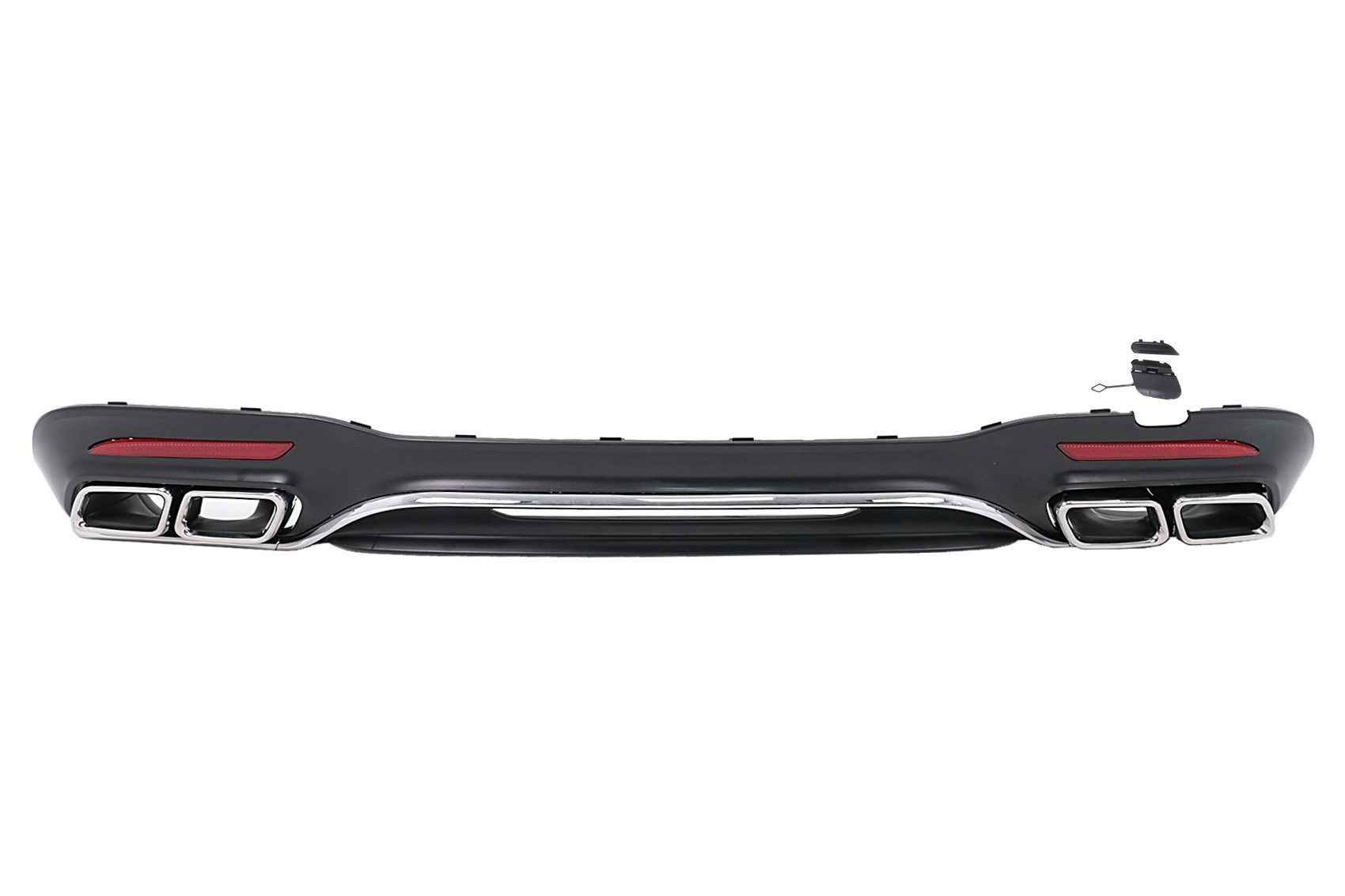 Stoßstange Diffusor Endrohre für Mercedes S-Klasse W222 MOPF Sport Line 2017-2020 S63 Design Carpartstuning Austria