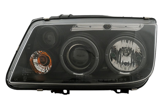 Angel Eyes Scheinwerfer für VW Bora 09.1998-07.2005 Schwarz Halogen Headlights Carpartstuning Austria