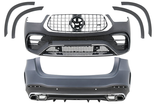 Bodykit für Mercedes GLE W167 SUV 19+ GLE 63S Design Stoßstange Kühlergrill Endrohre Carpartstuning Austria