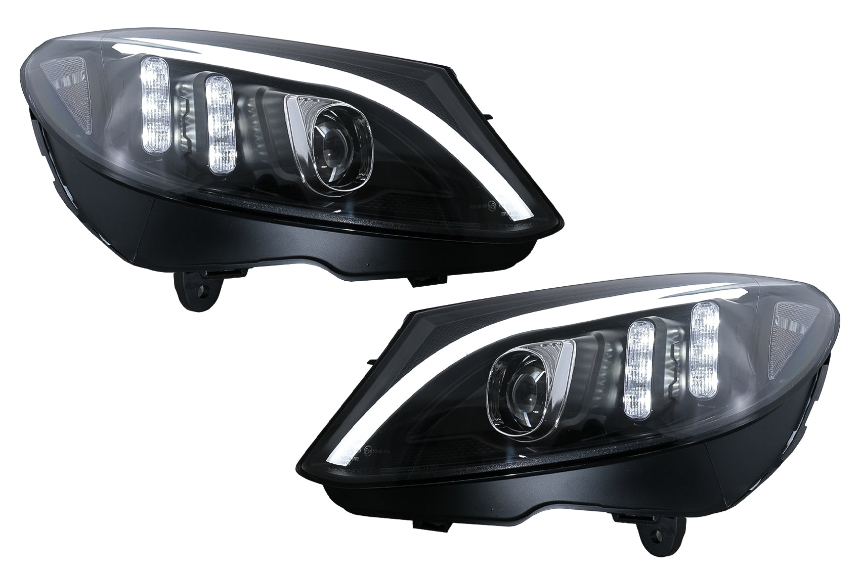 Full LED Scheinwerfer DRL für Mercedes C-Klasse W205 S205 A205 C205 2014-2018 Carpartstuning Austria