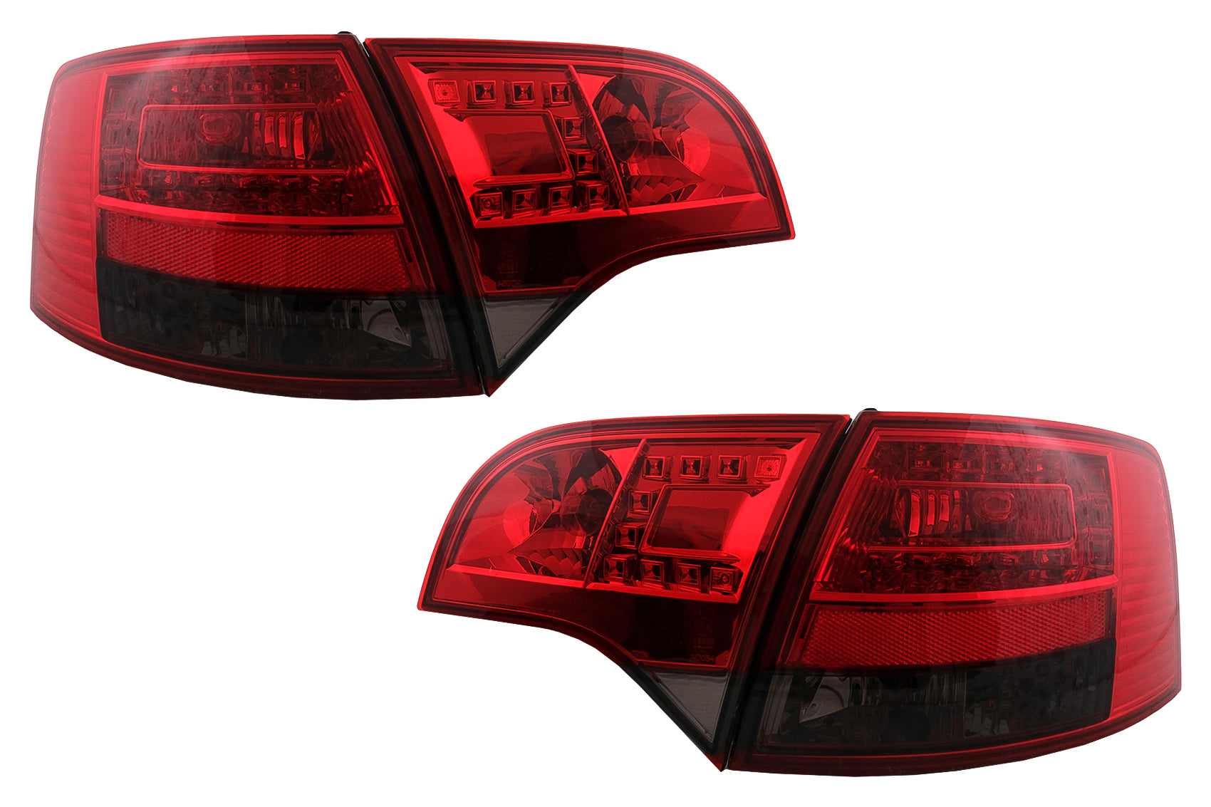 LED Rückleuchten für Audi A4 B7 Avant 8ED 11.2004-2007 Roter Rauch Carpartstuning Austria