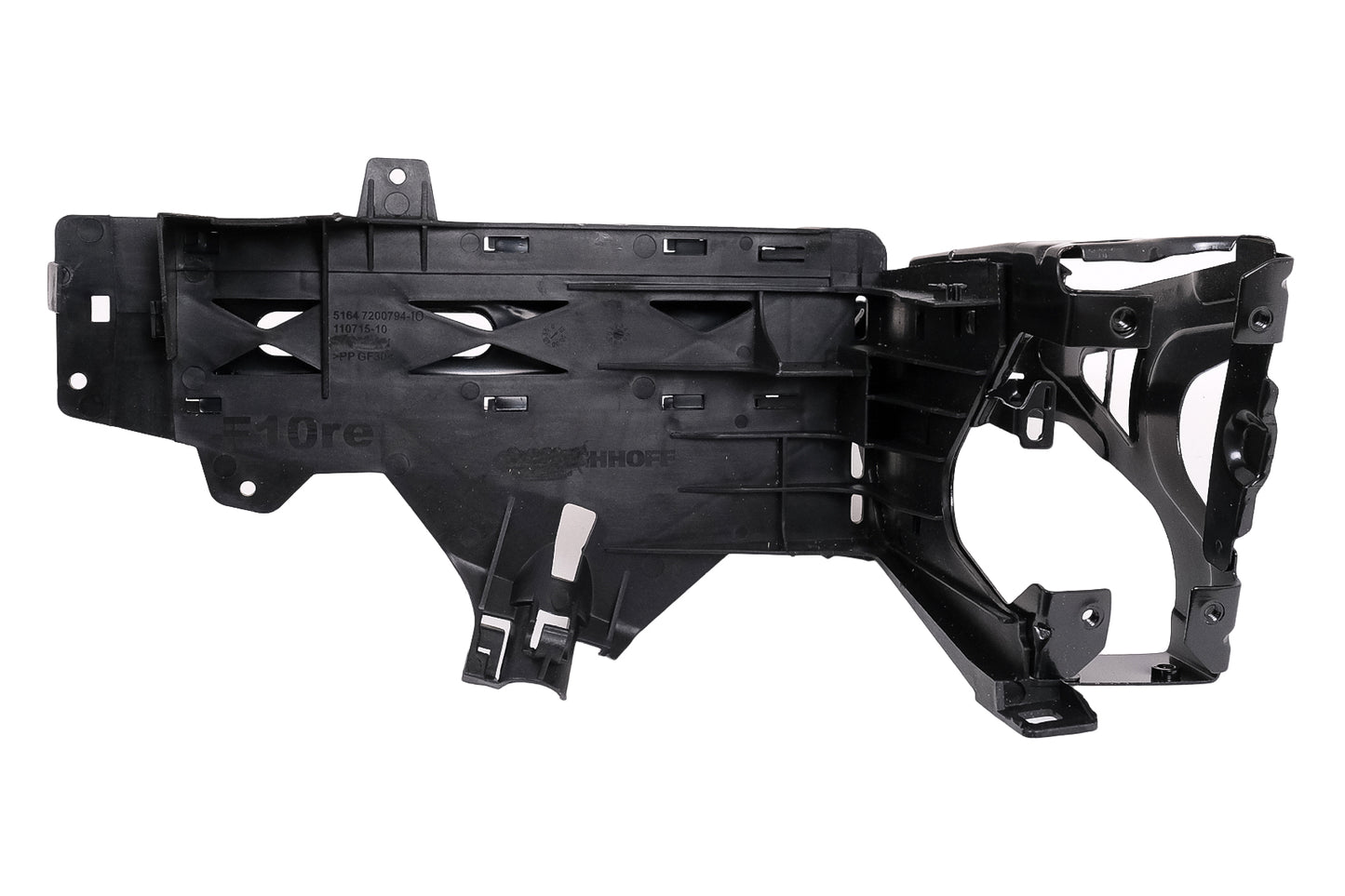 Scheinwerfer Rahmen Halterungsplatte RECHTE Seite für BMW 5er F10 F11 2009-2017 Carpartstuning Austria