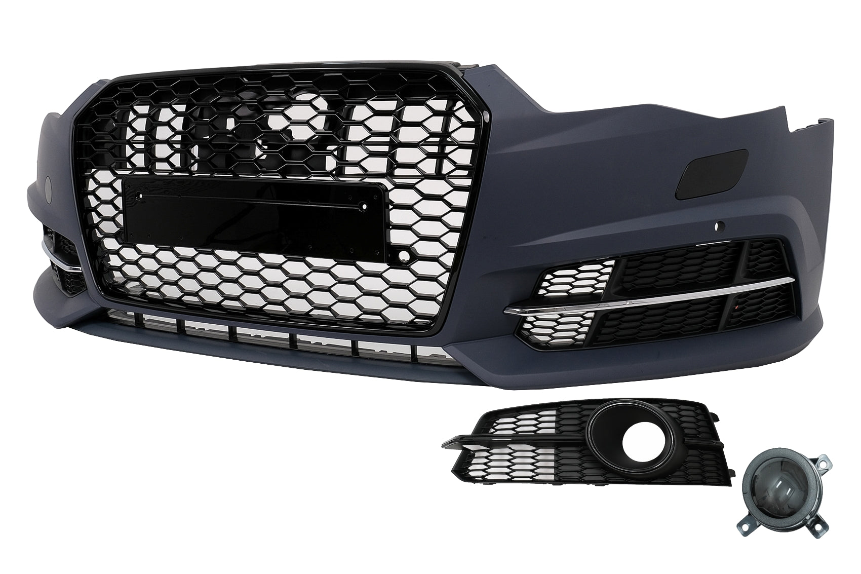 Bodykit für AUDI A6 C7 4G Limousine 11-2017 Umbau auf 2018 Design Stoßstange Lichter Kühlergrill Carpartstuning Austria