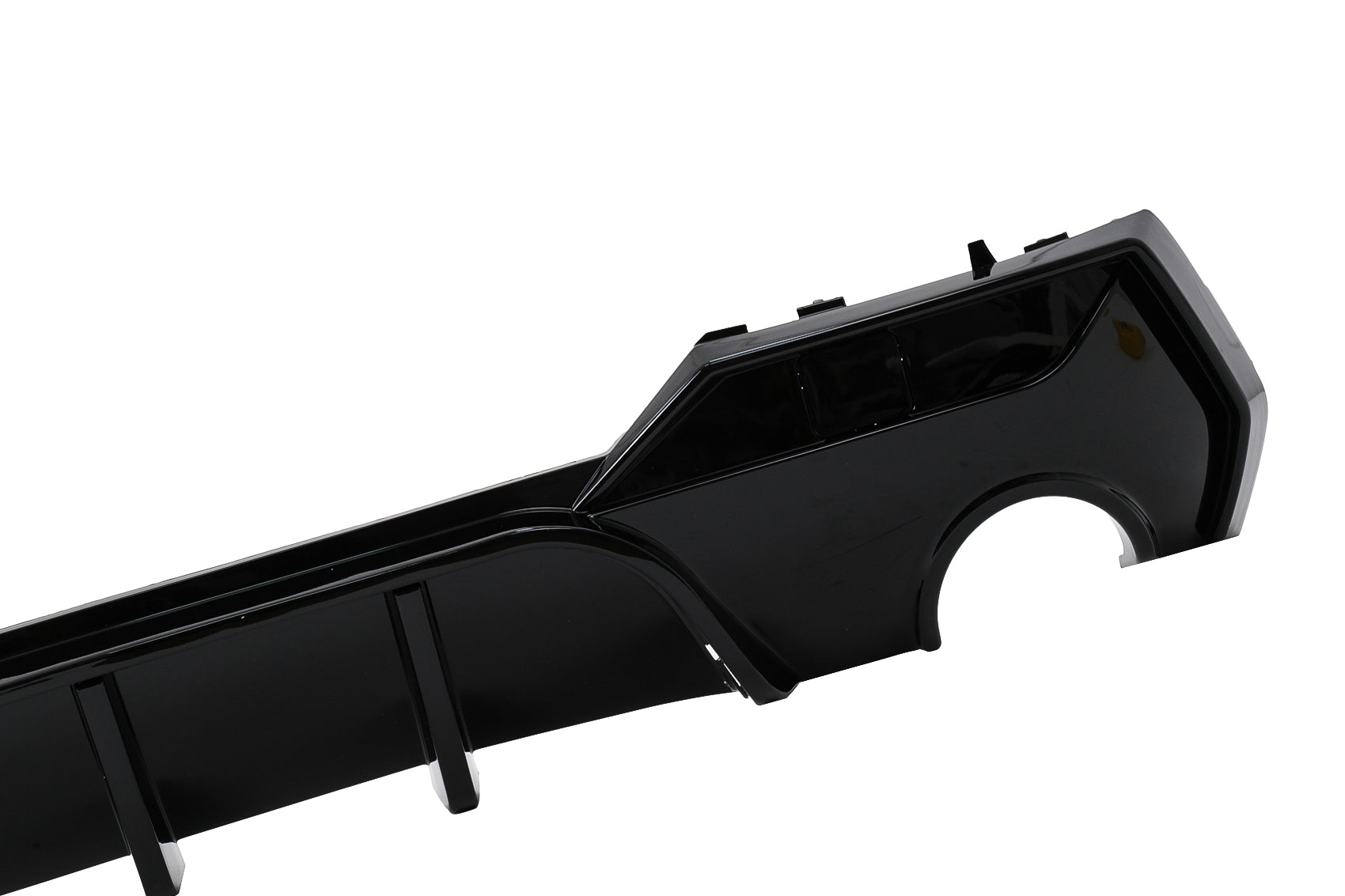 Stoßfänger Diffusor Luftverteiler für BMW 4er G22 G23 M Sport 2020+ Glänzend Schwarz Carpartstuning Austria