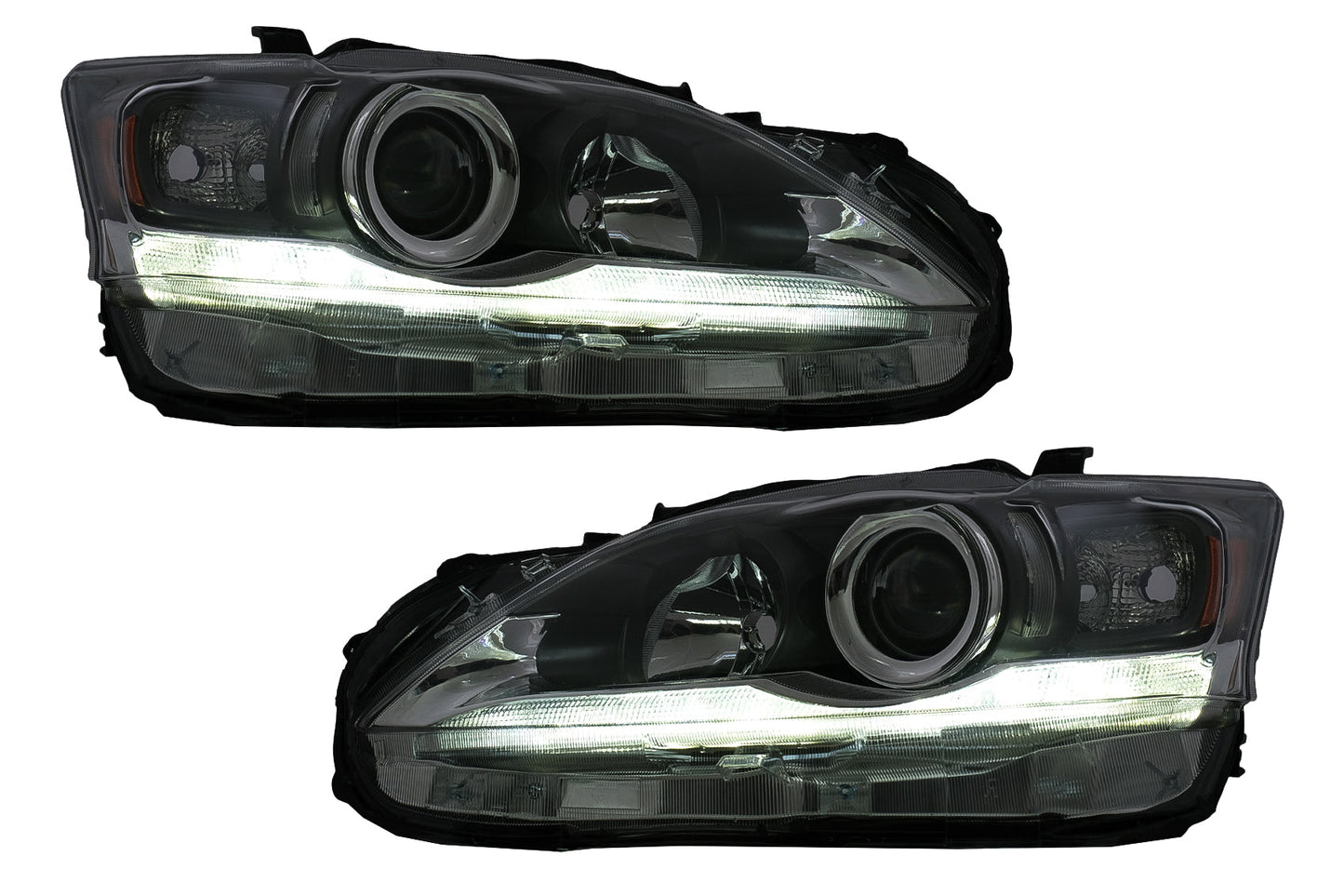 Halogen Scheinwerfer für Lexus CT ZWA10 2010-2016 Schwarz H9 H11 Gelber Reflektor Carpartstuning Austria