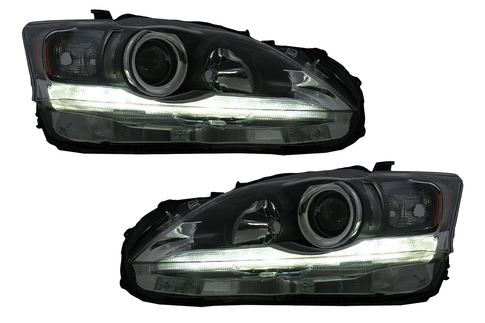 Halogen Scheinwerfer für Lexus CT ZWA10 2010-2016 Schwarz H9 H11 Gelber Reflektor Carpartstuning Austria