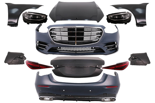 Bodykit für Mercedes S-Klasse W221 05-13 Umbau auf W223 S450 Design Stoßstange Carpartstuning Austria