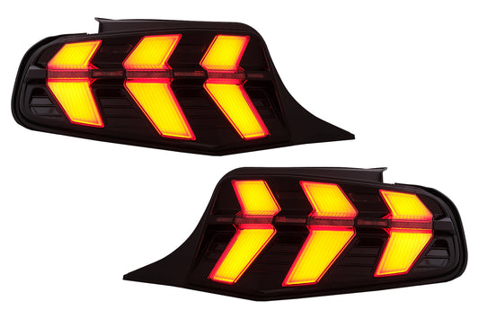 LED-Rücklichter für Ford Mustang V vor Facelift 2010-2012 Rauch 7 Modi Dynamisch Carpartstuning Austria