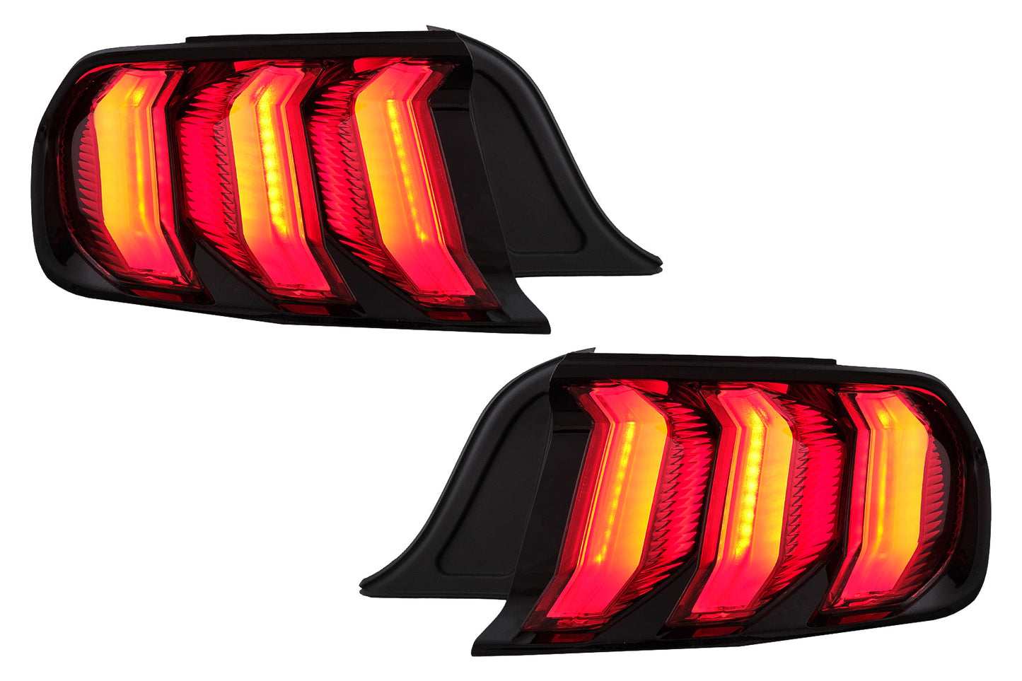 LED Rücklichter für Ford Mustang VI S550 15-19 Rote Dynamic Abbiegelichter Carpartstuning Austria
