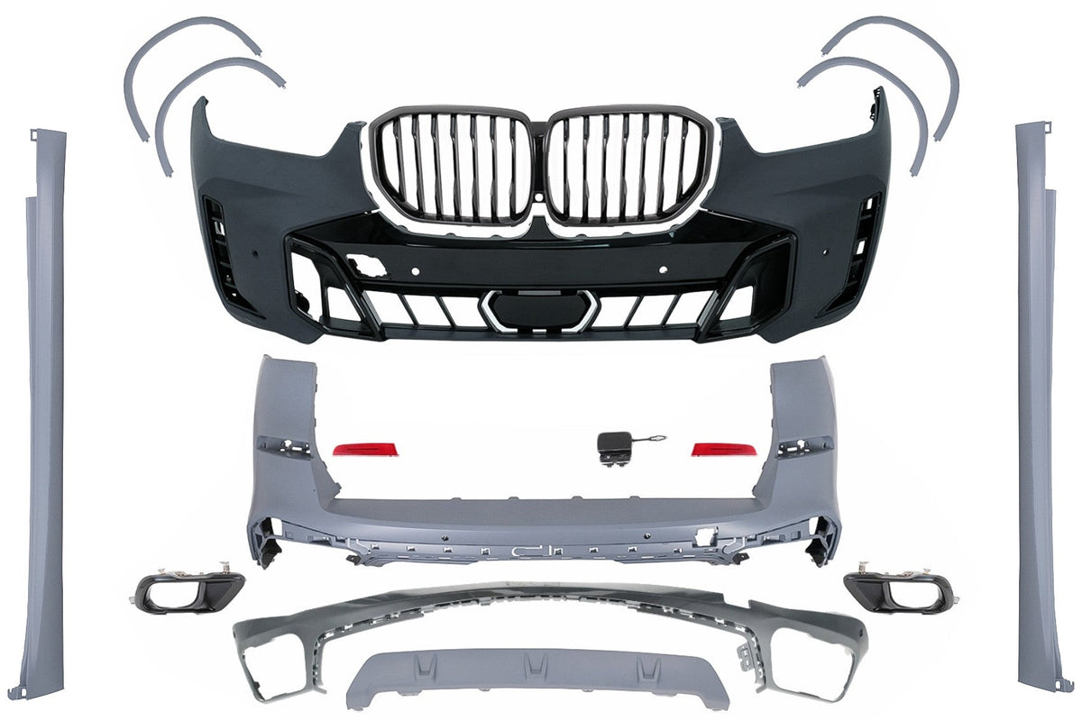 Bodykit für BMW X5 G05 LCI 2023+ M-Tech Design Stoßstange Radkästen Auspuffblenden Endrohre Carpartstuning Austria