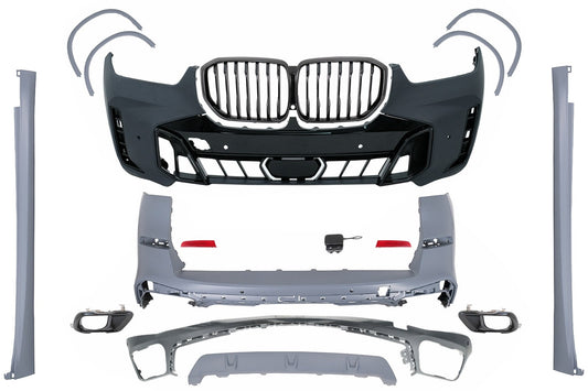 Bodykit für BMW X5 G05 LCI 2023+ M-Tech Design Stoßstange Radkästen Auspuffblenden Endrohre Carpartstuning Austria