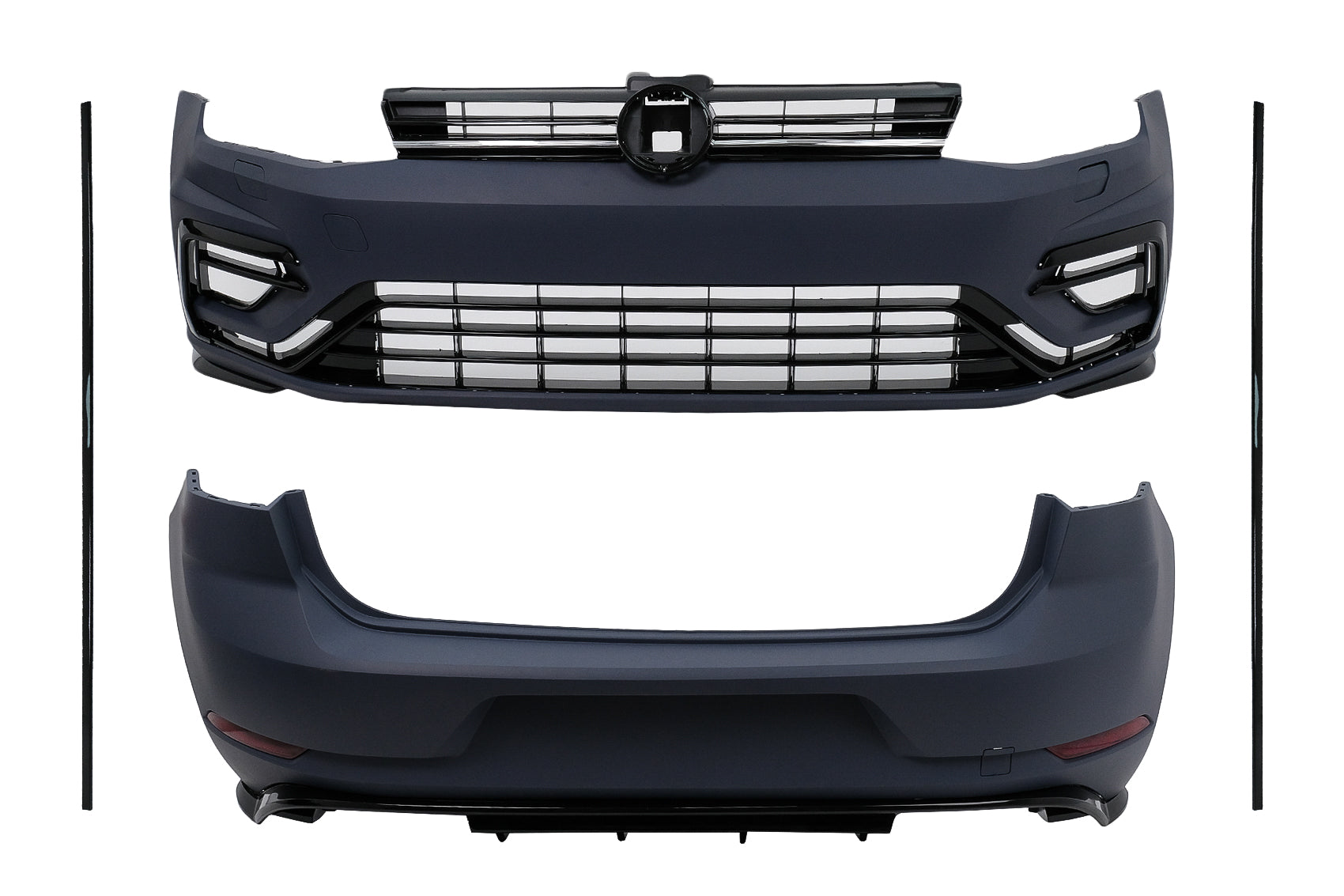 Bodykit für VW Golf 7 VII 2013-2017 7.5 R Design Stoßstange Kühlergrill Seitenschweller Carpartstuning Austria