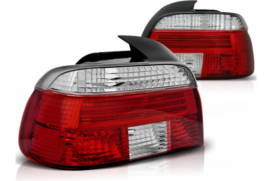 Rücklichter für BMW 5er E39 Limousine 09.1995-08.2000 Rot Klar Carpartstuning Austria