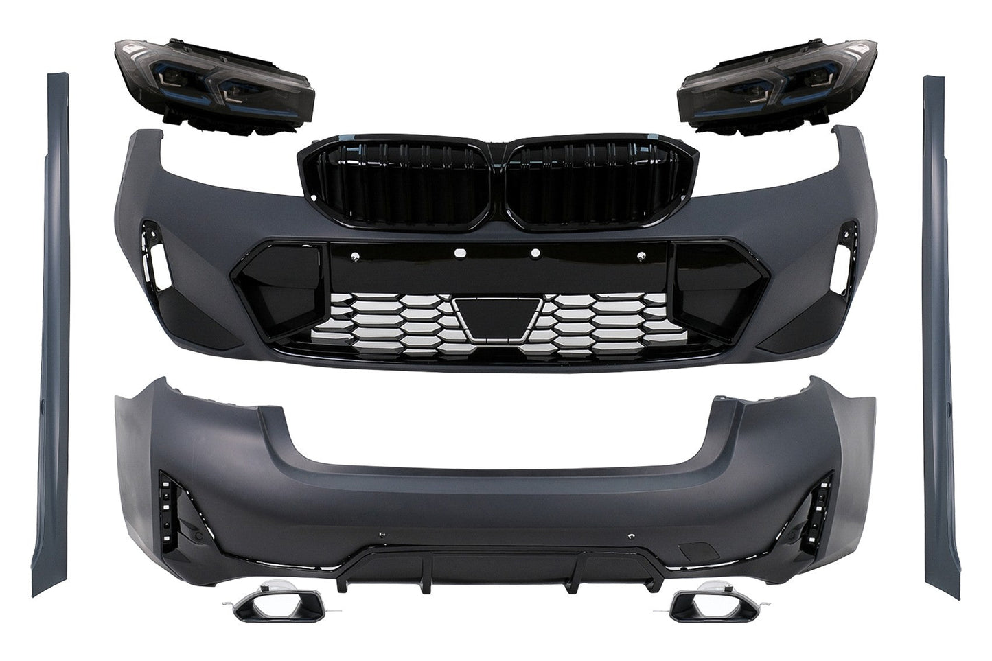 Bodykit für BMW 3er G20 Limousine 18-22 Upgrade auf LCI-Look Stoßstange Scheinwerfer Carpartstuning Austria