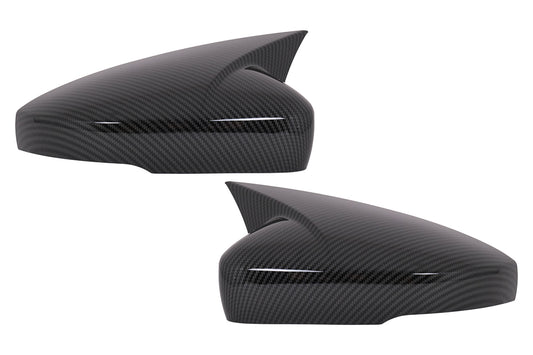 Spiegelabdeckungen für VW Polo 6R 6C MK5 09-17 Schrägheck 09.16-19 Carbon-Look Carpartstuning Austria
