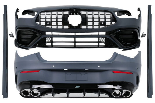 Bodykit Stoßstange für Mercedes CLA C118 Limousine X118 Shooting Brake 19+ Endrohre Carpartstuning Austria