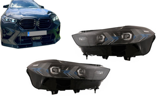 LED-Scheinwerfer für BMW X5 G05 X6 G06 2019-2022, Upgrade von Laser auf 2024 LCI Design Carpartstuning Austria