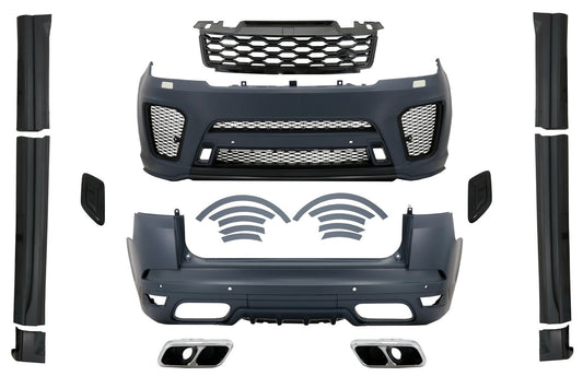 Body Kit für Sport L494 13-17 Stoßstangen-Kotflügel Umbau auf SVR-Look 2019 Carpartstuning Austria